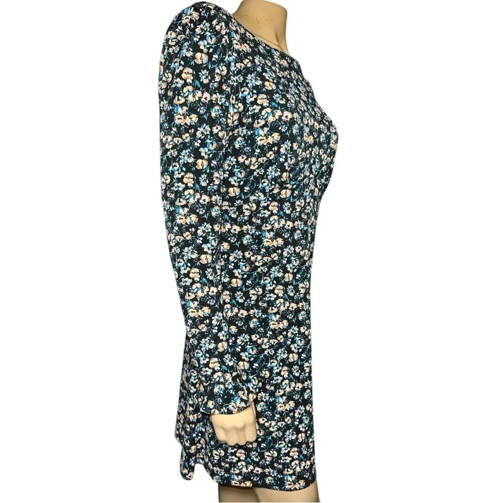 Free People women’s Say hello Floral Long Sleeve mini Dress size SP